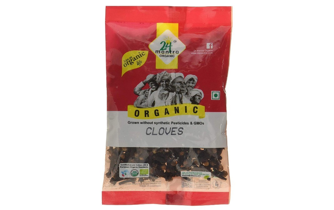 24 Mantra Organic Cloves    Pack  50 grams